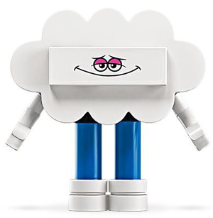 Cloud Guy with Sticker