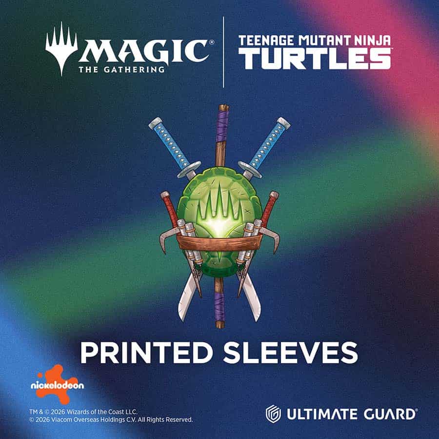Magic: The Gathering Teenage Mutant Ninja Turtles Art Sleeves Artifact Rare