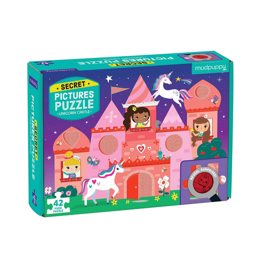 Mudpuppy: Unicorn Castle Secret Pictures 42 Piece Puzzle
