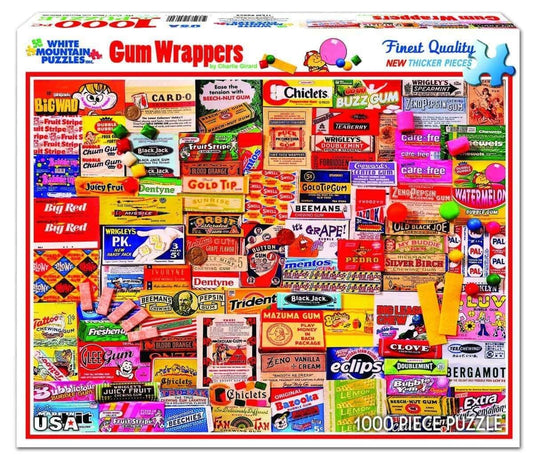White Mountain Puzzles Gum Wrappers 1000 Piece